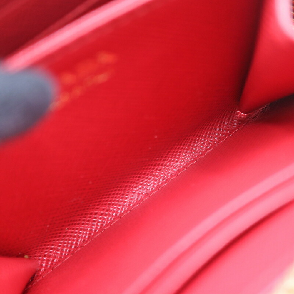 Prada Compact Wallet Red Leather - Picture 8 of 8